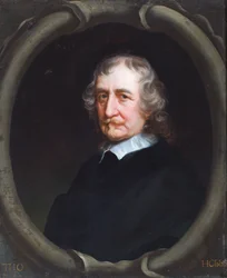 Portrait of Thomas Hobbes of Malmesbury, the Philosopher