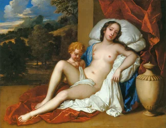 Portrait of a Young Woman and Child, as Venus and Cupid