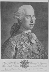 Joseph II, Holy Roman Emperor, engraved by Anton Tischler