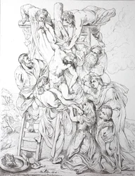 Jesus Christ, Descent from the Cross (print)