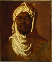 An African Wearing a Turban - A Sketch