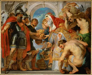 Abraham and Melchisedech