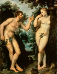 Adam and Eve under the Tree of Knowledge
