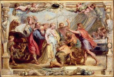 Briseis Given back to Achilles