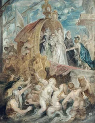 The Landing in Marseille (Sketch for the Medici Cycle)