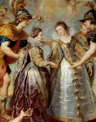 Exchange of the Two Princesses of France and Spain on the Bidassoa River in Hendaye, 1615