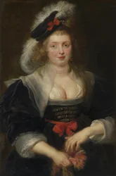 Helene Fourment Putting on a Glove