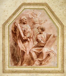 Jeremiah Dictating the Word of God to Baruch the Son of Neriah