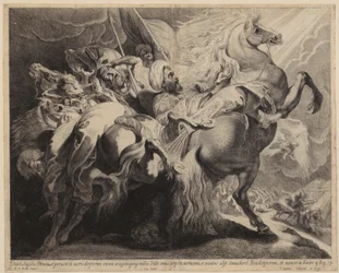King of the Assyrian Empire, Sennacherib, Falls from Horse