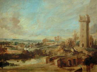 Landscape with Tower