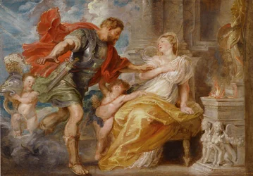 Mars and Rhea Silvia, c. 1616-1617