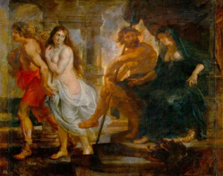 Orpheus and Eurydice with Pluto and Proserpina