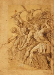 Soldiers Destroying a Bridge