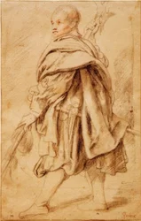 Study of a Halberdier