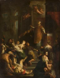 Saint Ignatius of Loyola Drives Evil Spirits from a Possessed Man