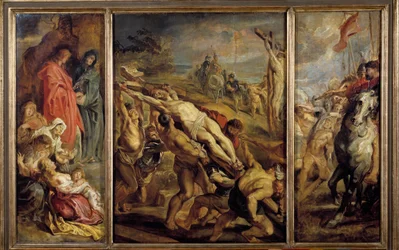 The Erection of the Triptych Cross