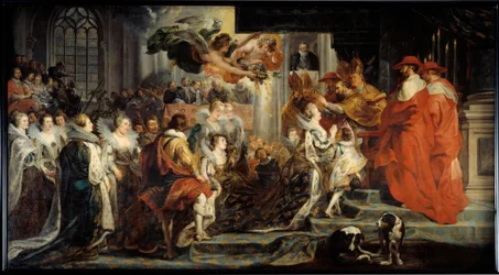 The coronation of Marie de