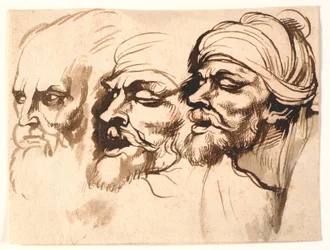 Three Male Heads
