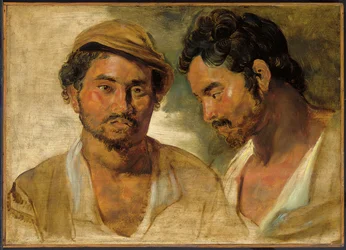 Two Studies of a Man, Head and Shoulders