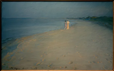 Summer Evening at South Beach, Skagen