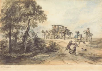 Coach and Highwayman