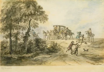Coach and Highwayman