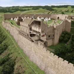 Richmond Castle, Richmond, Richmondshire, North Yorkshire