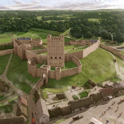 Richmond Castle, Richmond, Richmondshire, North Yorkshire