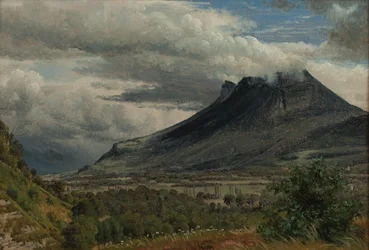 The Granier massif, view taken from the Cluse de Chambéry