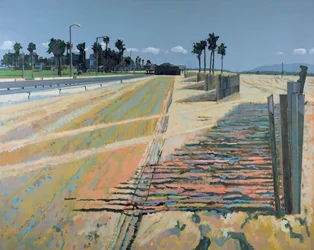 Fence on the Beach, Santa Monica, USA