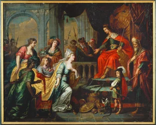 The Queen of Sheba before Solomon
