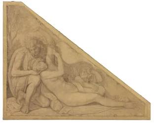 Apollo and Daphne. Cartoon for the Ceiling Paintings of the Munich Glyptothek