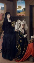 Isabel of Portugal with Saint Elizabeth