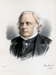 John Bright, British Radical and Liberal statesman, c1890