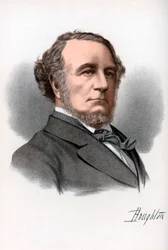 Richard Monckton Milnes, 1st Baron Houghton, English Poet and Politician, c. 1890