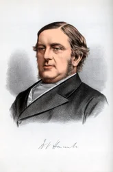William Vernon Harcourt, British Liberal Statesman (c1890)