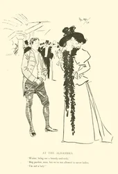 Cartoon by Phil May, from the 1890s