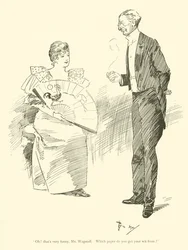 Cartoon by Phil May, from the 1890s