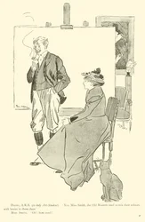 Cartoon by Phil May, from the 1890s