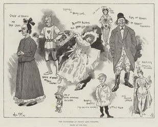 The Pantomime at Drury Lane Theatre