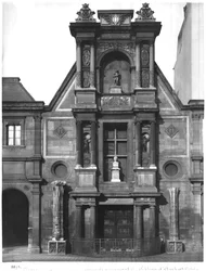 Central Part of the Main Facade, from Chateau of Anet, in the Courtyard of Ecole des Beaux-Arts