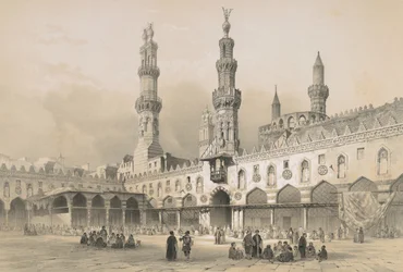 Courtyard of the Al Ahzar Mosque