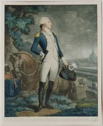Portrait of the Marquis de La Fayette, Commander of the National Guard
