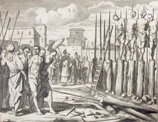 The Impaling of Some Rebels, Punishment: Massacre by Impalement