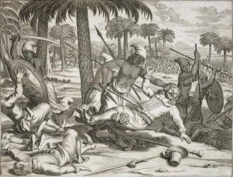 The Murder of Mr. Koster by the Cingalese, Ceylon Sri Lanka, 1672