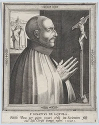 St. Ignatius of Loyola, from the series Male Founders of Religious Orders, before 1610.