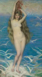 Girl with Gulls, c.1920