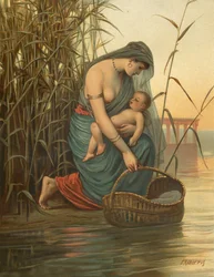The Infant Moses and His Mother