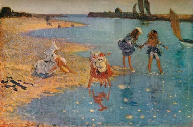 Children Paddling
