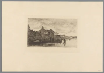 View of Amsterdam with the Top of the Schreierstoren